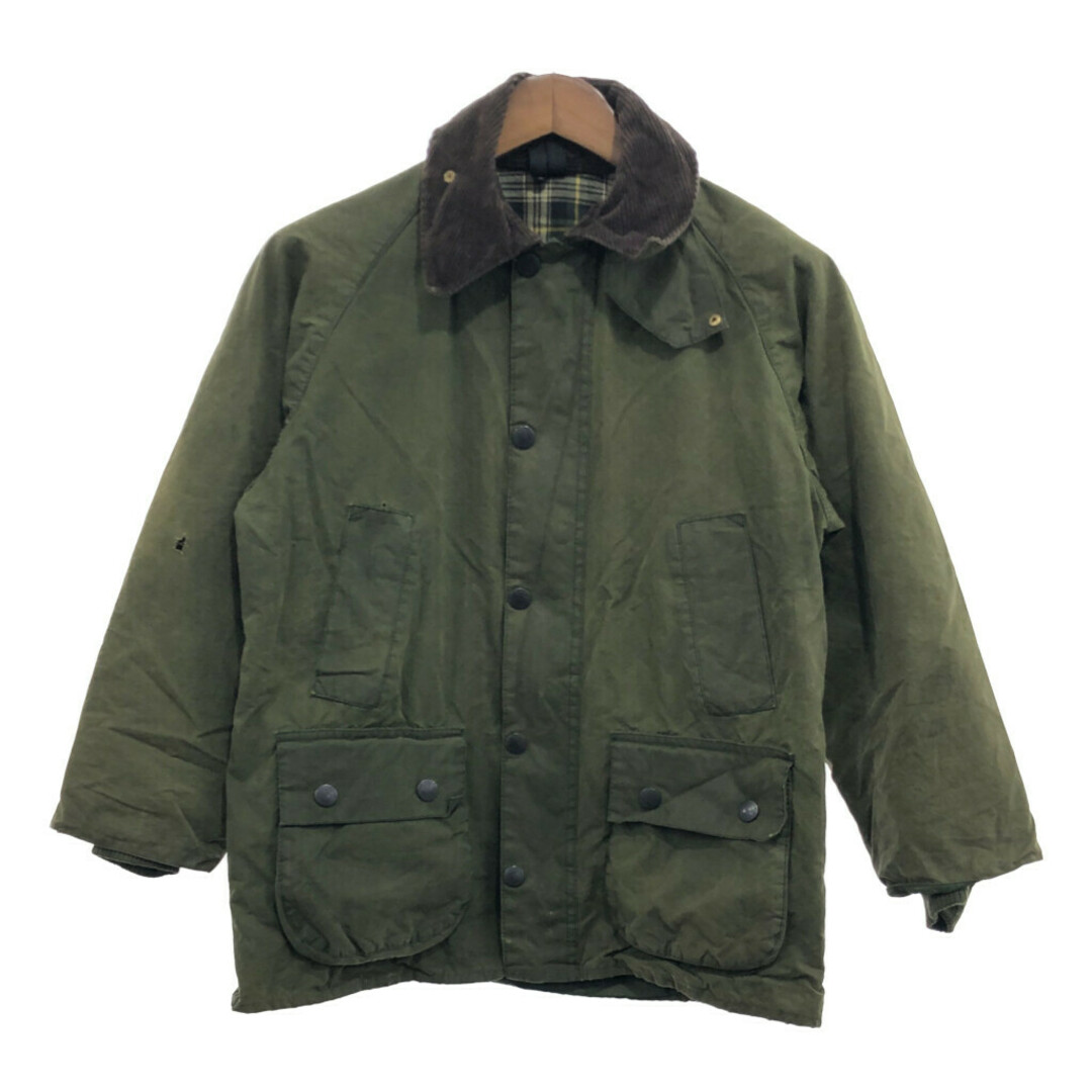 Barbour - 2000年代～ イングランド製 Barbour バブアー BEDALE ビデイル オイルドジャケット カーキ (メンズ C36/91CM) 中古 古着 P6470