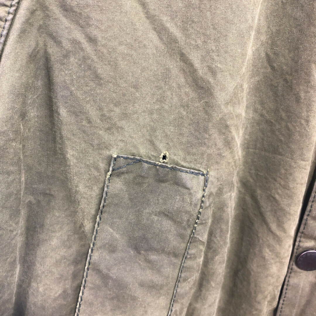 Barbour - 2000年代～ イングランド製 Barbour バブアー BEDALE ビデイル オイルドジャケット カーキ (メンズ C36/91CM) 中古 古着 P6470