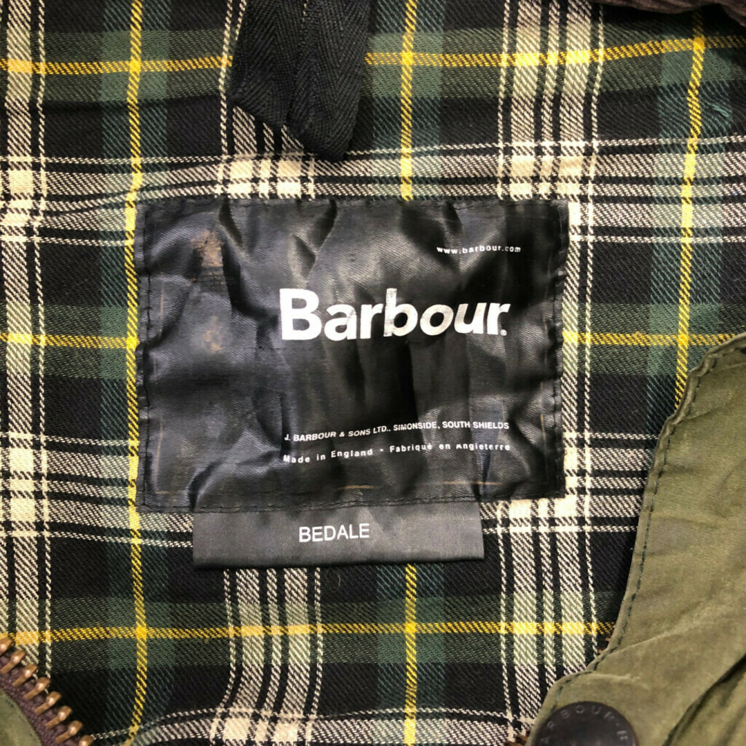 Barbour - 2000年代～ イングランド製 Barbour バブアー BEDALE ビデイル オイルドジャケット カーキ (メンズ C36/91CM) 中古 古着 P6470