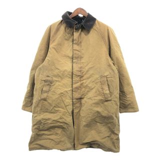 バーブァー(Barbour)の2000年代～ Barbour バブアー BEAUCHAMP LONG COAT オイルドジャケット アウター ブラウン (メンズ C42/107CM) 中古 古着 P6481(その他)