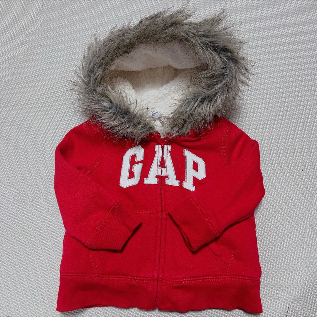 babyGAP(ベビーギャップ)のGAPギャップ ベビー  パーカー アウター 即購入OK！ キッズ/ベビー/マタニティのベビー服(~85cm)(トレーナー)の商品写真