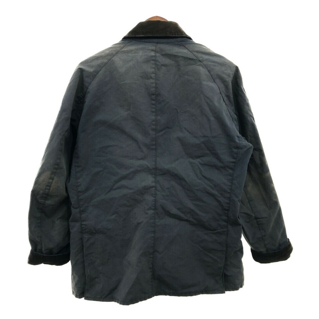 Barbour(バーブァー)のBarbour バブアー ASHUBY WAX JAKTET オイルドジャケット アウター 防寒 ネイビー (メンズ XL) 中古 古着 P6576 メンズのジャケット/アウター(その他)の商品写真