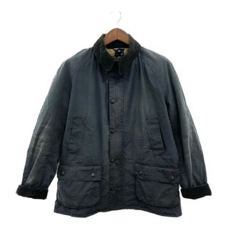 バーブァー(Barbour)のBarbour バブアー ASHUBY WAX JAKTET オイルドジャケット アウター 防寒 ネイビー (メンズ XL) 中古 古着 P6576(その他)