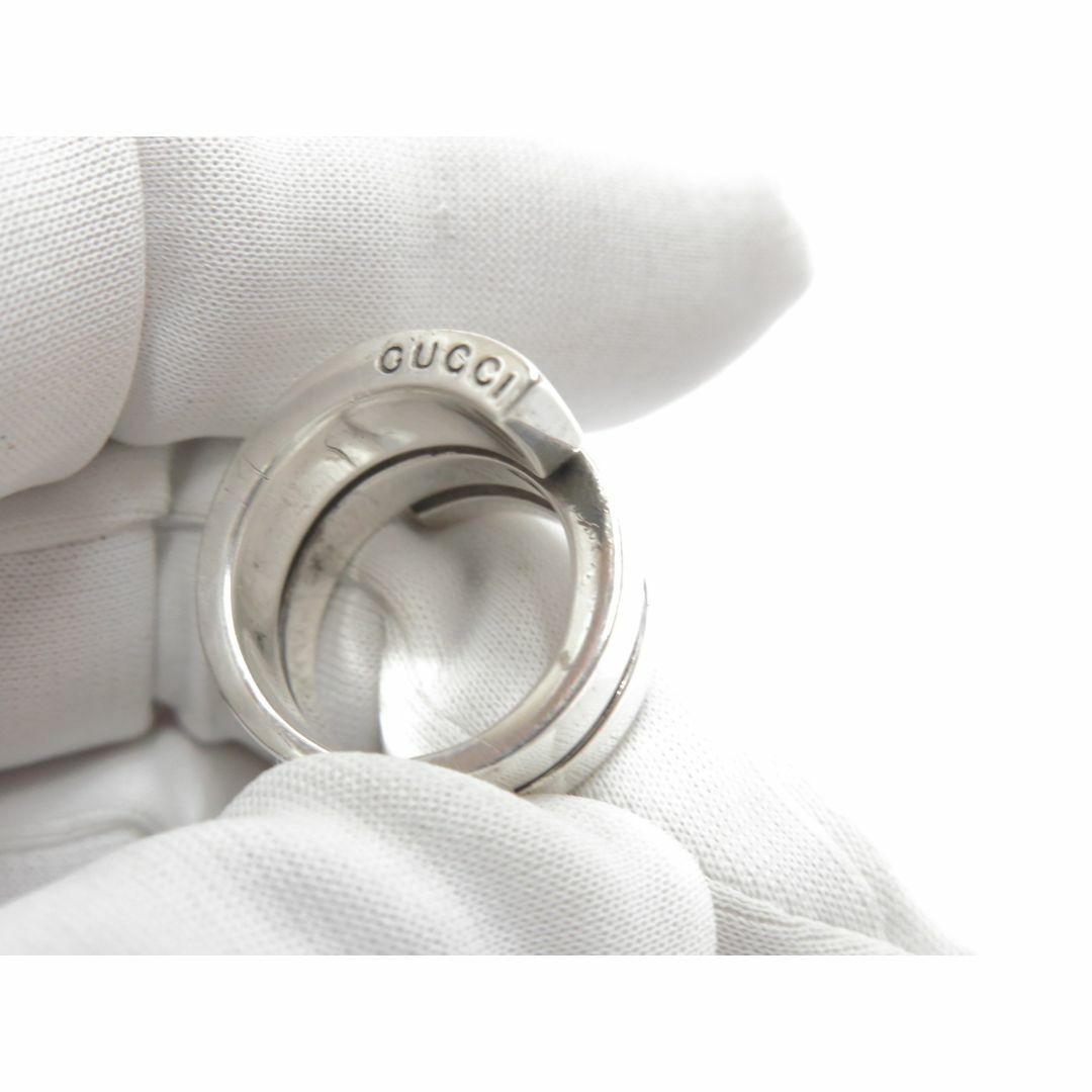 Gucci(グッチ)のグッチ　スパイラルリング　9号　シルバー925　イタリア製　18670709 レディースのアクセサリー(リング(指輪))の商品写真