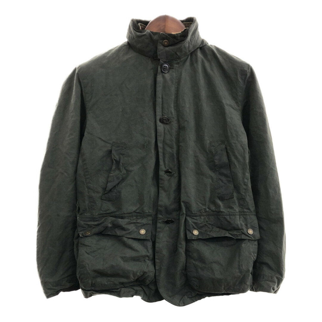 Barbour(バーブァー)のBarbour バブアー TARTAN タータン オイルドジャケット アウター 防寒 グリーン (メンズ M) 中古 古着 P6575 メンズのジャケット/アウター(その他)の商品写真