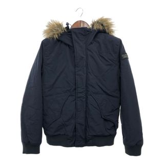 ショット(schott)のSchott ショット RANCHER ダウンジャケット アウター アメカジ 防寒 ネイビー (レディース M) 中古 古着 P6564(ダウンジャケット)