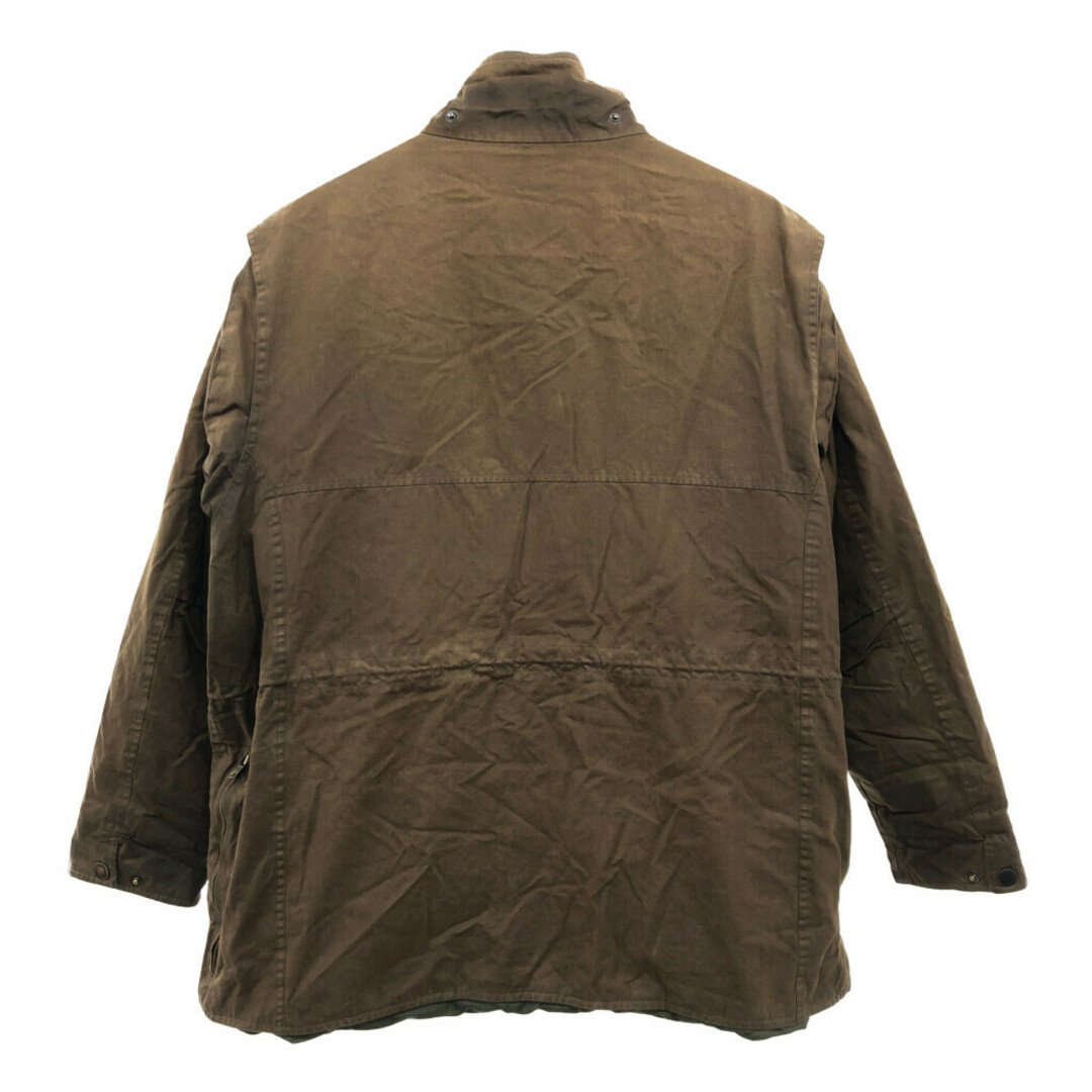 Barbour(バーブァー)のBarbour バブアー DURACOTTON TRAPPER オイルドジャケット アウター 防寒 ユーロ カーキ (メンズ XL) 中古 古着 P6586 メンズのジャケット/アウター(その他)の商品写真