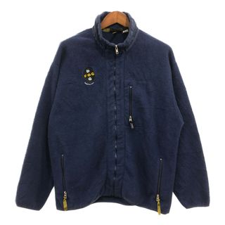 パタゴニア(patagonia)の90年代 USA製 patagonia パタゴニア SYNCHILLA シンチラ フリースジャケット アウター アウトドア ネイビー (メンズ XL) 中古 古着 P6600(その他)