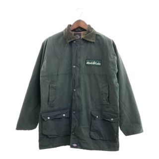 ディッキーズ(Dickies)の90年代 イングランド製 Dickies ディッキーズ WEST FIELD オイルドジャケット ユーロ ワーク グリーン (メンズ M) 中古 古着 P6610(その他)