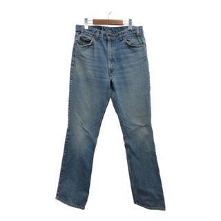 リーバイス(Levi's)の90年代 USA製 Levi's リーバイス 517 ブーツカット デニムパンツ ボトムス アメカジ カジュアル ブルー (メンズ 36×36) 中古 古着 P6677(デニム/ジーンズ)