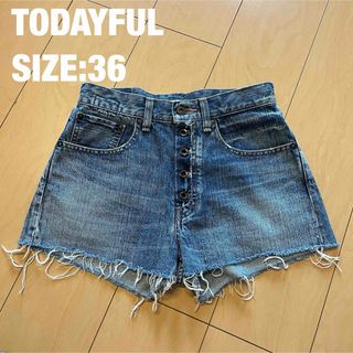 トゥデイフル(TODAYFUL)のTODAYFUL 36 デニム ショートパンツ ジーンズ(ショートパンツ)