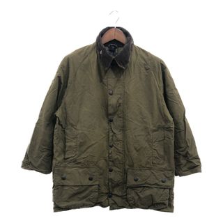 バーブァー(Barbour)のイングランド製 Barbour バブアー CLASSIC BEAUFORT ビューフォート オイルドジャケット グリーン (メンズ C40) 中古 古着 P6743(その他)