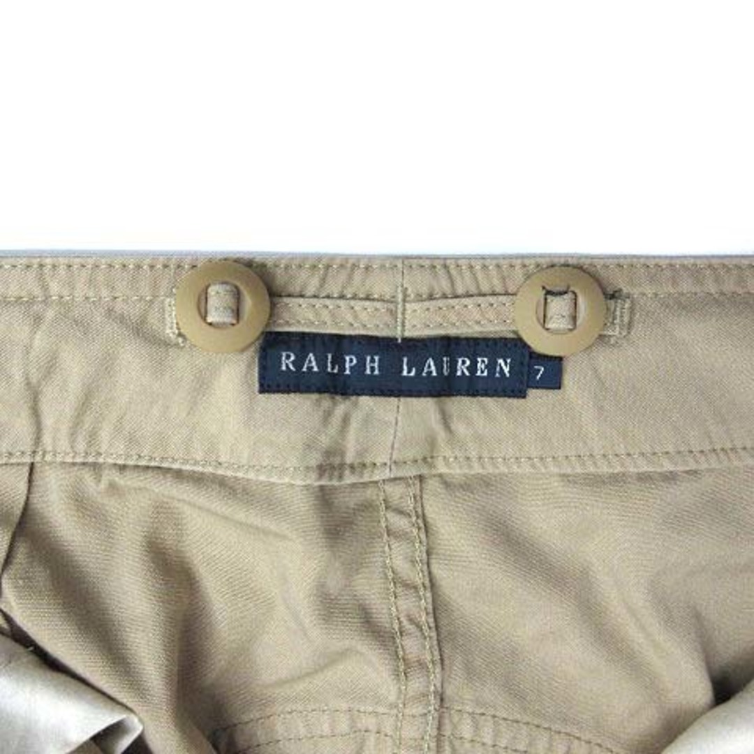 Ralph Lauren(ラルフローレン)のラルフローレン パラシュートパンツ カーゴパンツ 裾ジップ ベージュ 7 レディースのパンツ(その他)の商品写真