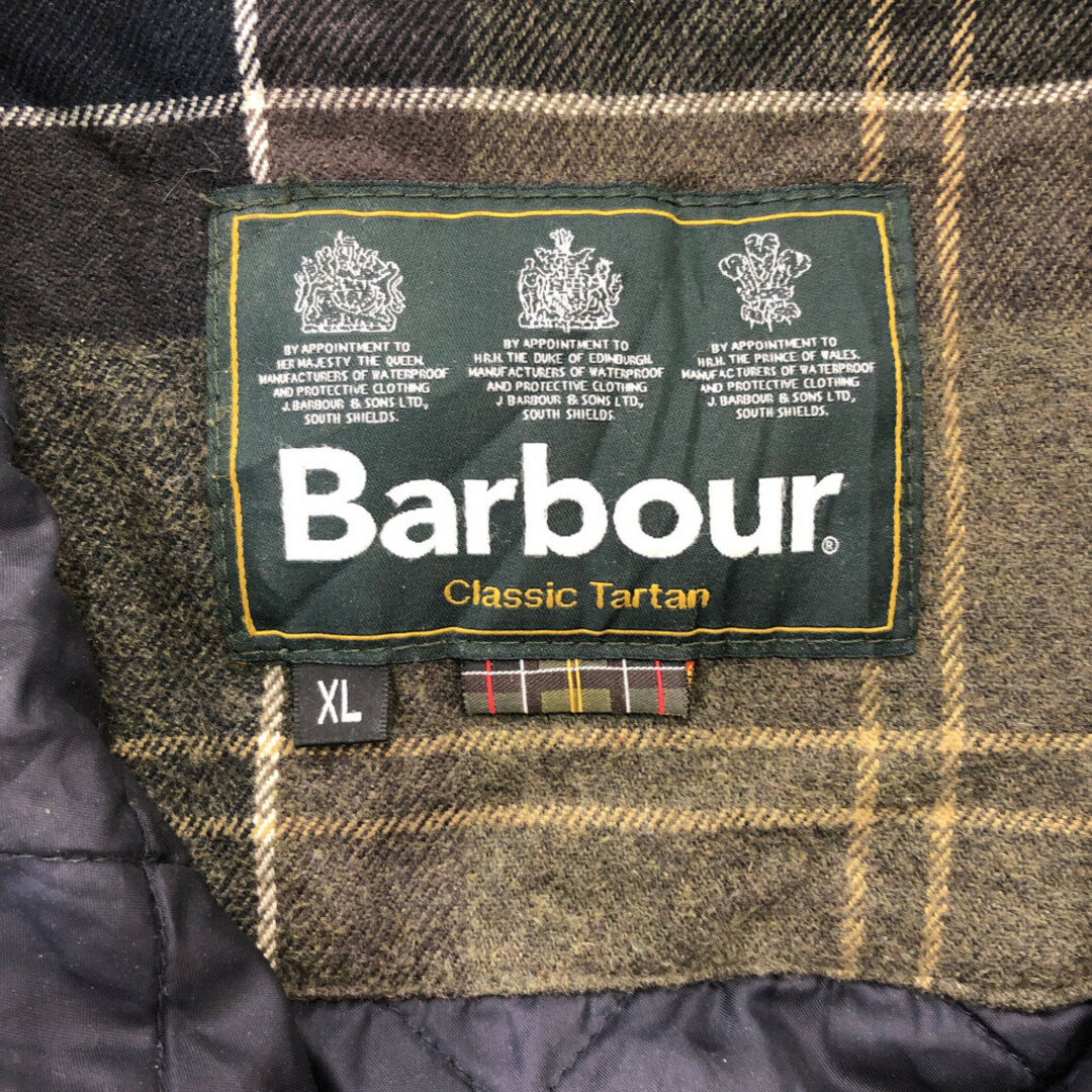 Barbour(バーブァー)のBarbour バブアー Classic Tartan オイルドジャケット アウター アウトドア 大きいサイズ ユーロ ネイビー (メンズ XL) 中古 古着 P6745 メンズのジャケット/アウター(その他)の商品写真