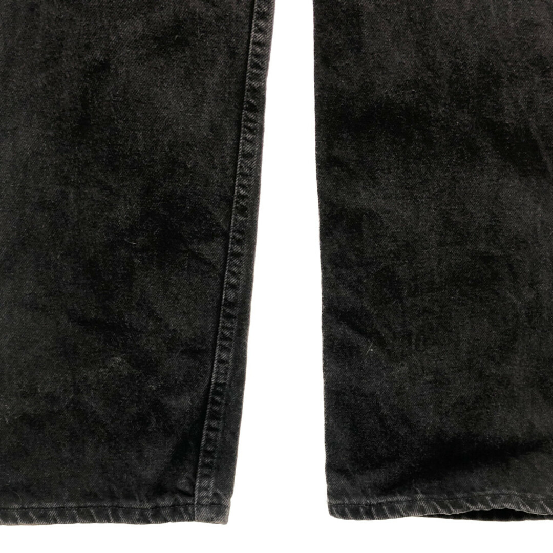 Wrangler(ラングラー)のWrangler ラングラー ストレート デニムパンツ ボトムス アメカジ ブラック (メンズ 32×32) 中古 古着 P6772 メンズのパンツ(デニム/ジーンズ)の商品写真