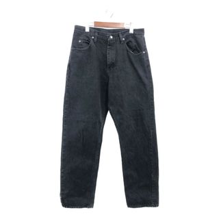 ラングラー(Wrangler)のWrangler ラングラー ストレート デニムパンツ ボトムス アメカジ ブラック (メンズ 32×32) 中古 古着 P6772(デニム/ジーンズ)