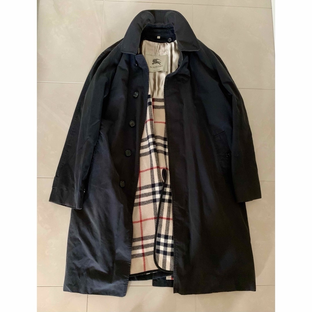 BURBERRY(バーバリー)のバーバリーロンドン　メガチェック　ステンカラーコート　ライナー付き　54R メンズのジャケット/アウター(ステンカラーコート)の商品写真