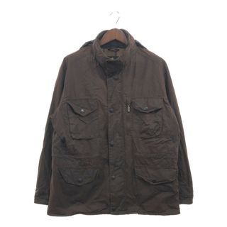 バーブァー(Barbour)のイングランド製 Barbour バブアー WAX SAPPER オイルドジャケット アウター ユーロ ブラウン (メンズ XL) 中古 古着 P6811(その他)