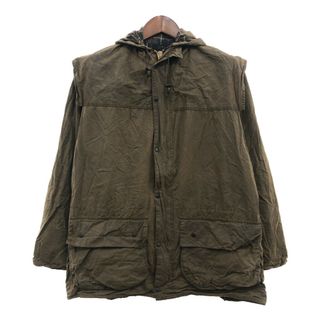 バーブァー(Barbour)の2000年代～ Barbour バブアー CLASSIC DURHAM オイルドジャケット アウター ユーロ ブラウン (メンズ 40) 中古 古着 P6814(その他)