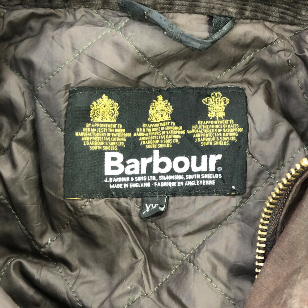 Barbour(バーブァー)のBarbour バブアー DAUNTLESS オイルドジャケット アウター ユーロ ブラウン (メンズ XXL) 中古 古着 P6554 メンズのジャケット/アウター(その他)の商品写真