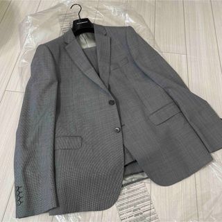 エンポリオアルマーニ(Emporio Armani)の新品　未使用　エンポリオ　アルマーニ　ビジネス　スーツ　大きいサイズ　52グレー(セットアップ)