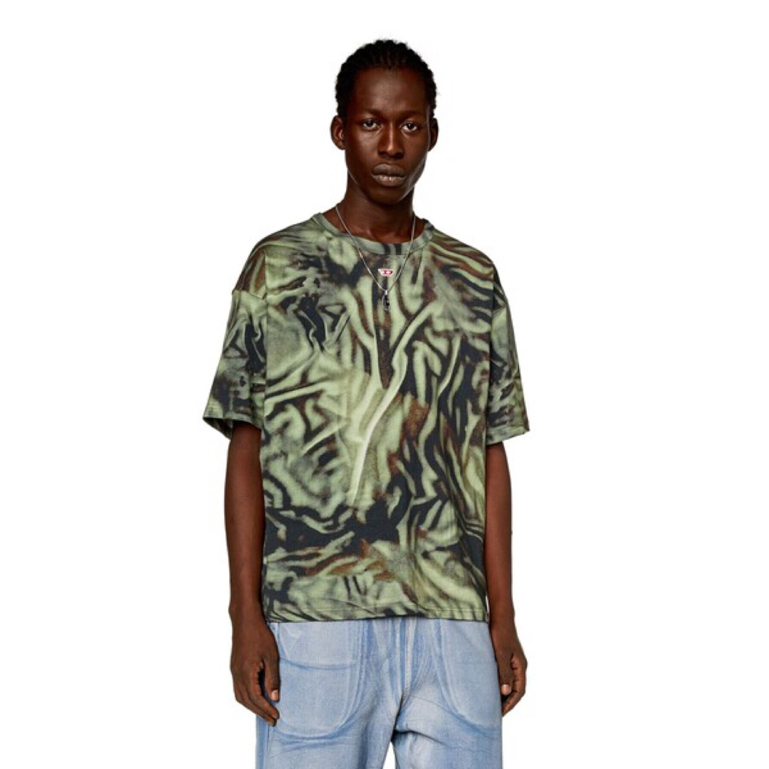 DIESEL(ディーゼル)のDIESEL Tシャツ L T-BOXT-N3 カモフラ  ディーゼル メンズのトップス(Tシャツ/カットソー(半袖/袖なし))の商品写真