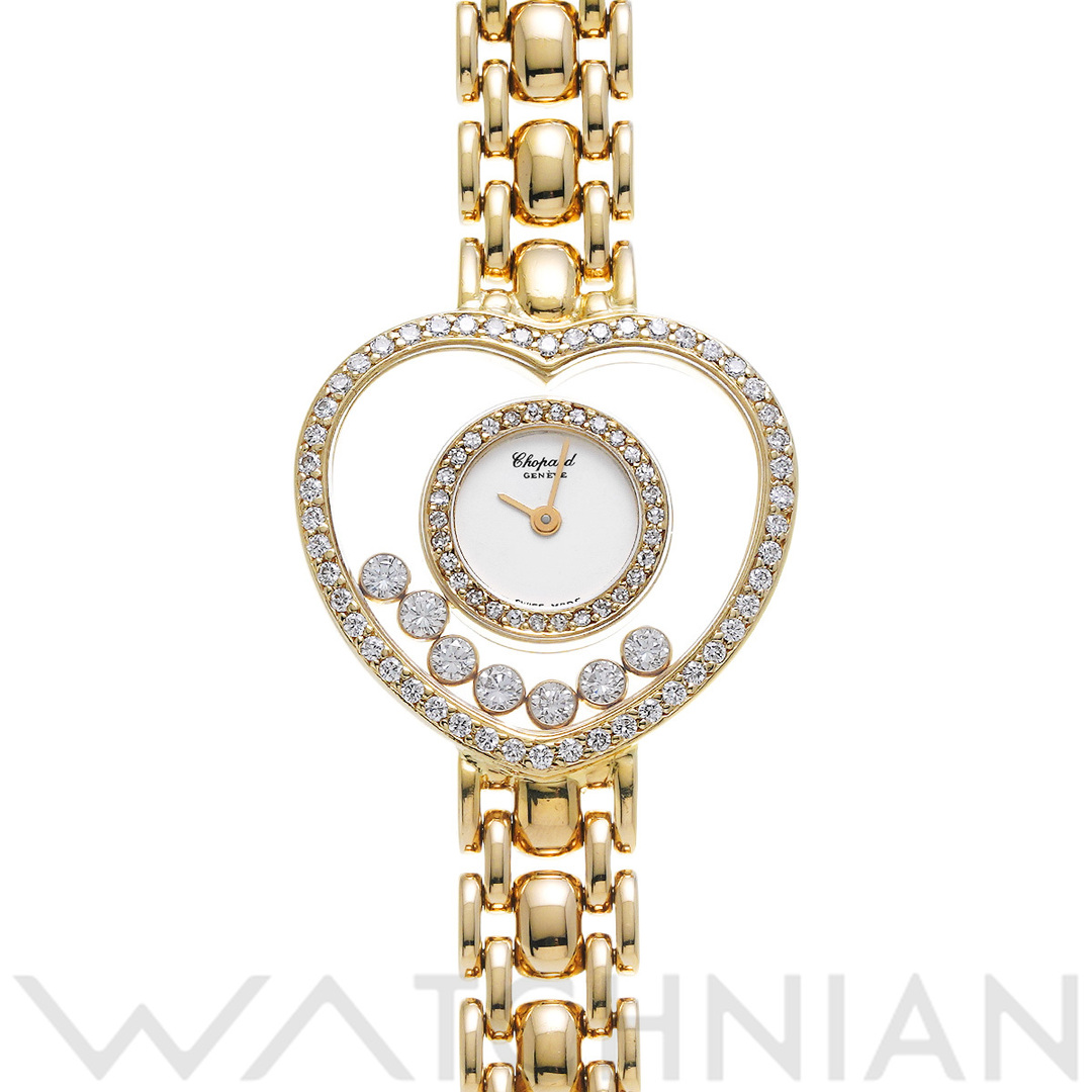 Chopard(ショパール)の中古 ショパール Chopard 5191 ホワイト /ムービングダイヤモンド レディース 腕時計 レディースのファッション小物(腕時計)の商品写真
