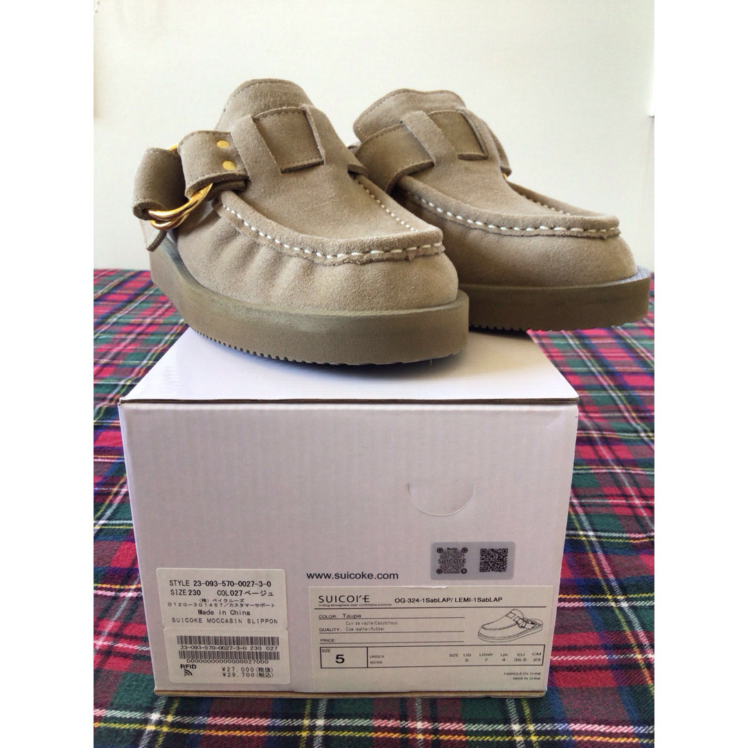 アパルトモン SUICOKE MOCCASIN SLIPPON 23 スリッポン/モカシン アパルトモン SUICOKE MOCCASIN SLIPPON 23 スリッポン/モカシン