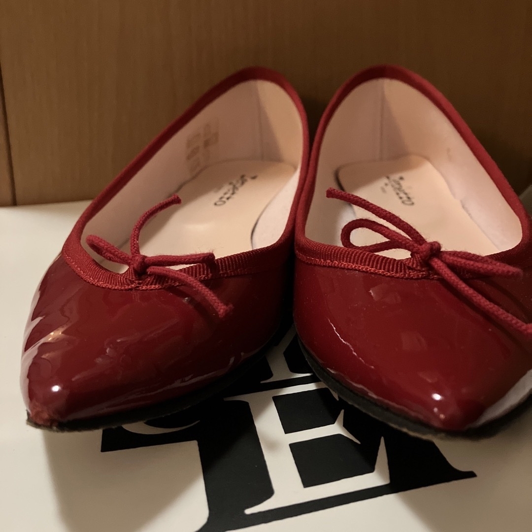 repetto(レペット)のrepetto レペット　バレーシューズ　赤　37 レディースの靴/シューズ(バレエシューズ)の商品写真