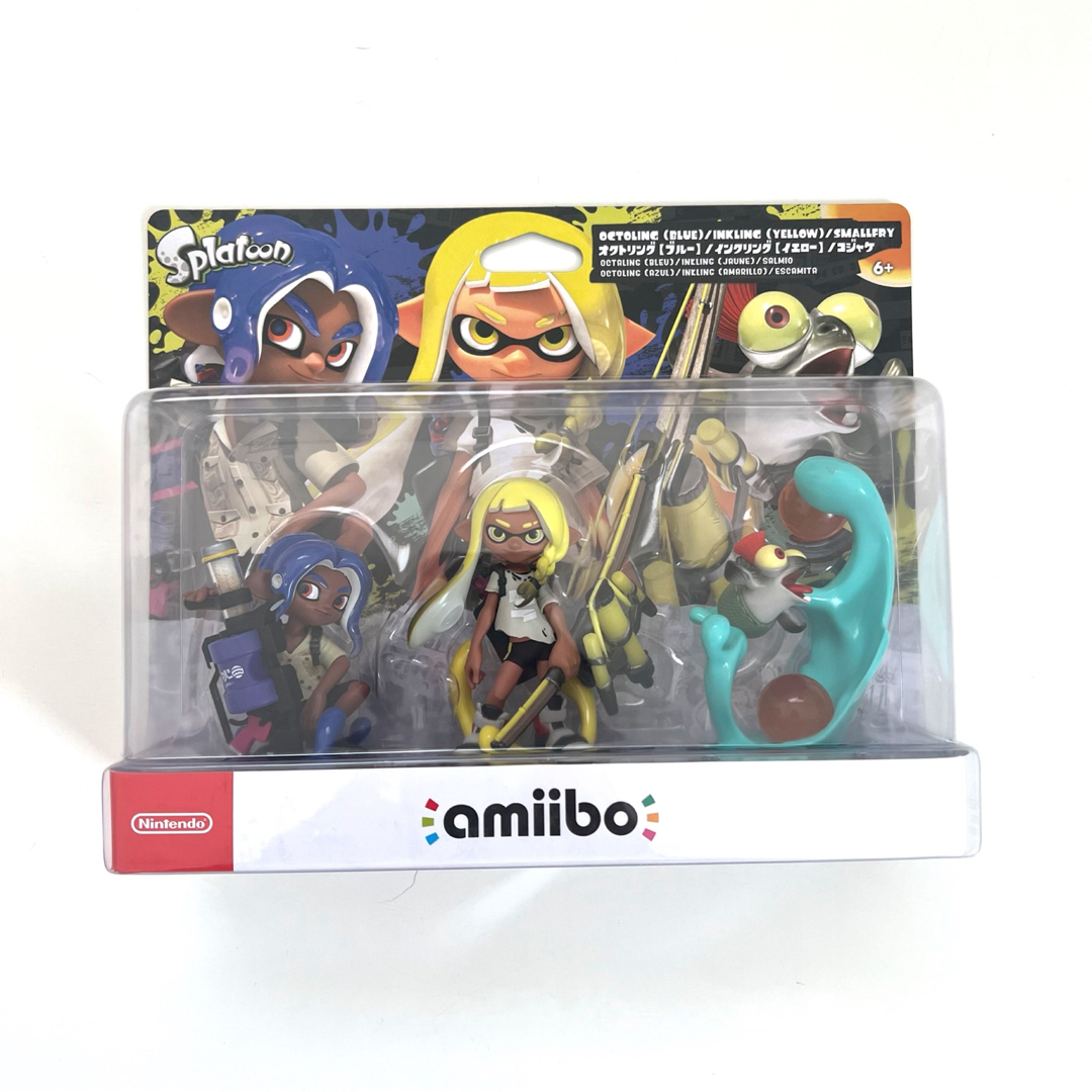 任天堂(ニンテンドウ)の【新品未開封】amiibo スプラトゥーン オクトリング インクリング コジャケ エンタメ/ホビーのフィギュア(ゲームキャラクター)の商品写真