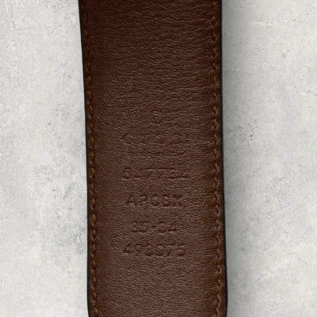 Gucci(グッチ)の【良品】GUCCI　ベルト　ブラック×ブラウン　インターロッキング メンズのファッション小物(ベルト)の商品写真