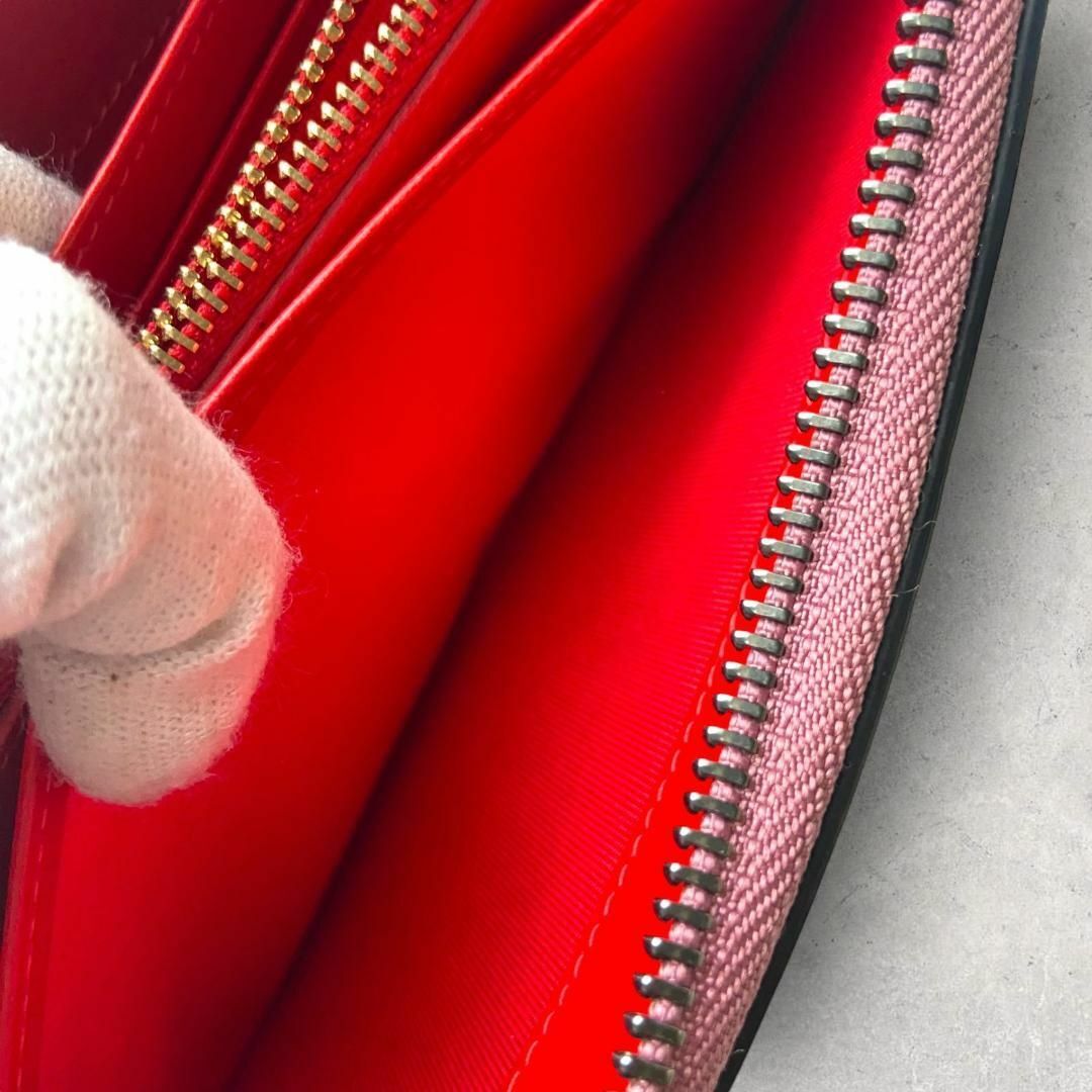 Christian Louboutin(クリスチャンルブタン)の【美品ー良品】クリスチャンルブタン　ラウンドジップ　長財布　パネトーネ　ピンク レディースのファッション小物(財布)の商品写真