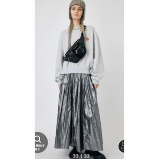 マウジー(moussy)のMOUSSY VOLUME SILHOUETTE スカート(ロングスカート)