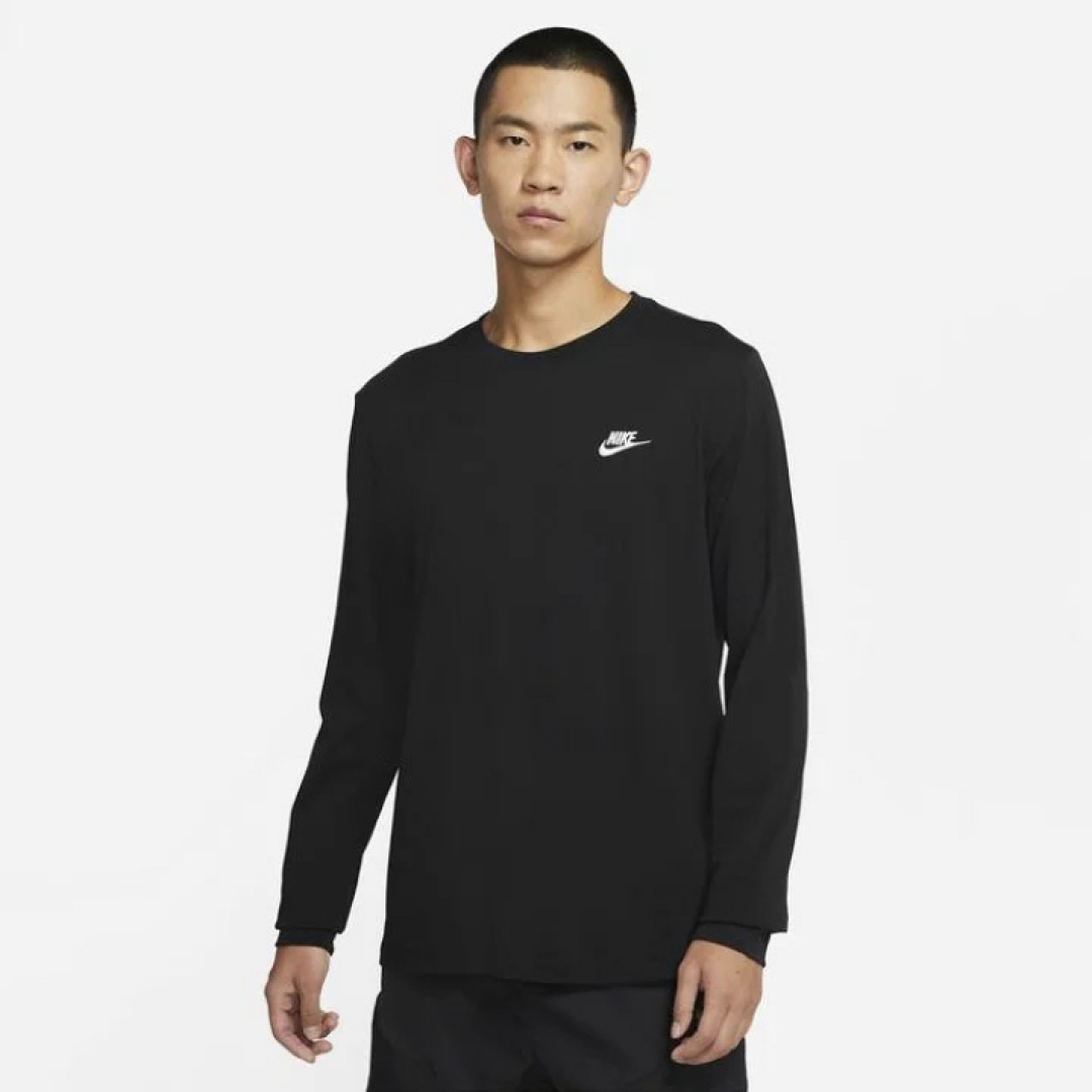 NIKE(ナイキ)の新品　NIKEロンT　AR5194 送料無料　ナイキ　長袖　XLサイズ　黒　ジム メンズのトップス(Tシャツ/カットソー(七分/長袖))の商品写真