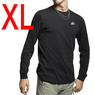 ナイキ(NIKE)の新品　NIKEロンT　AR5194 送料無料　ナイキ　長袖　XLサイズ　黒　ジム(Tシャツ/カットソー(七分/長袖))