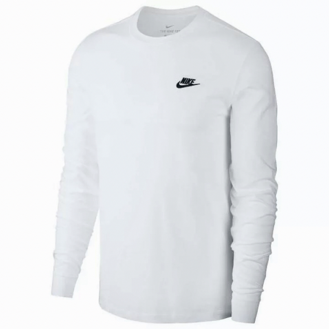 NIKE(ナイキ)の新品　NIKEロンT　AR5194 送料無料　ナイキ　長袖　Ｓサイズ　白　ジム メンズのトップス(Tシャツ/カットソー(七分/長袖))の商品写真