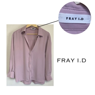 フレイアイディー(FRAY I.D)のFRAYI.D シャツ ラベンダー オフィスカジュアル(シャツ)