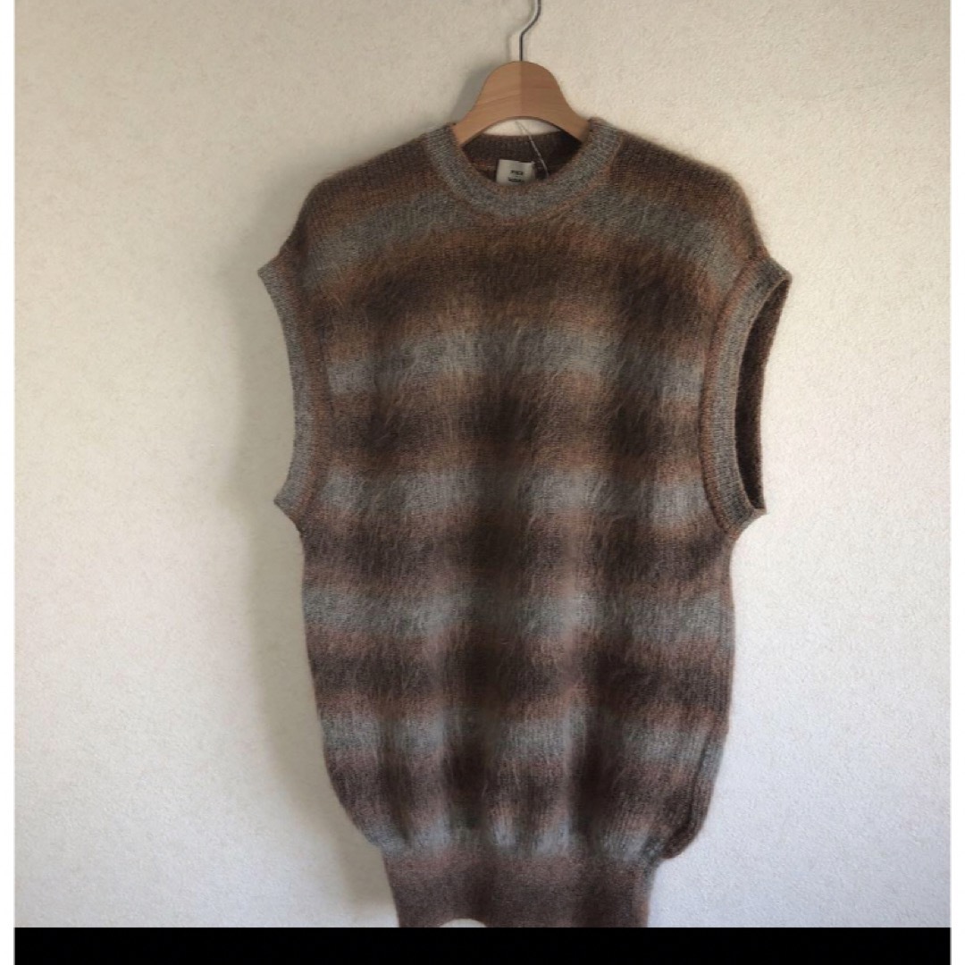 FUMIE=TANAKA  gradation mohair knit vest レディースのトップス(ベスト/ジレ)の商品写真