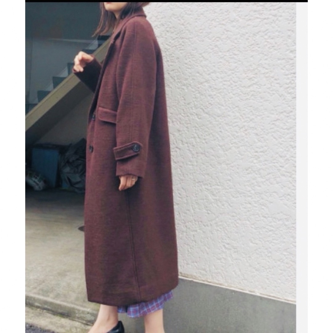 moussy(マウジー)のお値下げ！moussyマウジーSINGLE BREASTED WOOL COAT レディースのジャケット/アウター(ロングコート)の商品写真