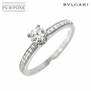 ブルガリ(BVLGARI)のブルガリ BVLGARI ローマ アモール ダイヤ 0.30ct D/VS1/3EX 9号 リング Pt プラチナ【証明書・鑑定書付き】VLP 90213033(リング(指輪))