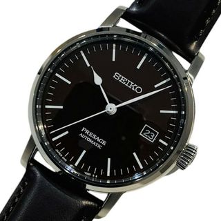 セイコー(SEIKO)の　セイコー SEIKO プレザージュ プレステージライン RiKiデザイン　ダークブラウン文字盤 SARX067 SS/レザーベルト（ダークブラウン） 自動巻き メンズ 腕時計(その他)