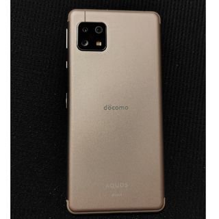 エヌティティドコモ(NTTdocomo)の美品　AQUOS sense4 SH-41Aライトカッパー  docomo(スマートフォン本体)