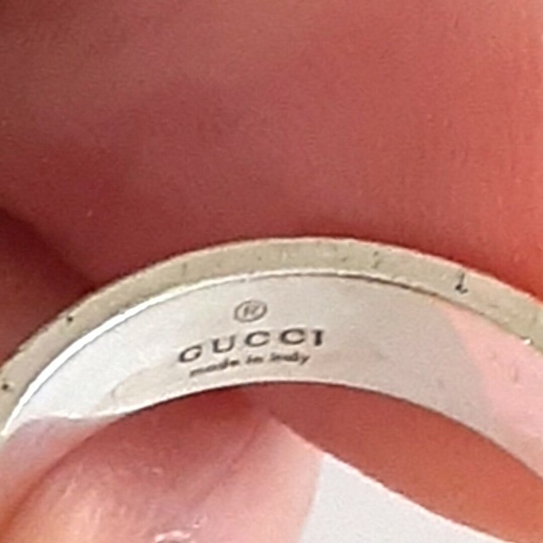 Gucci(グッチ)のグッチ  リング インターロッキング GG ロゴ 刻印シルバー925 レディースのアクセサリー(リング(指輪))の商品写真