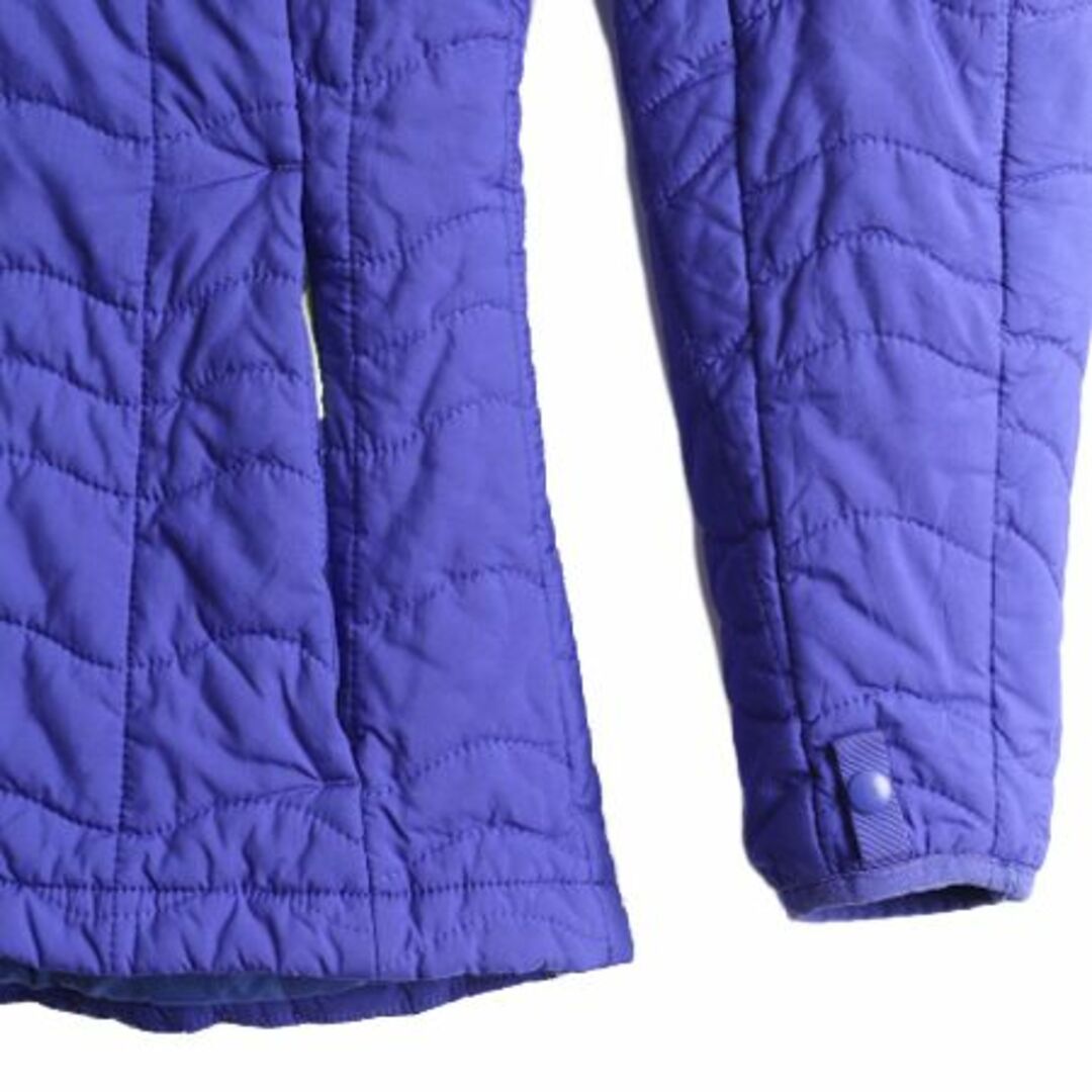 THE NORTH FACE(ザノースフェイス)のUS企画 ノースフェイス 中綿 キルティング ナイロン ジャケット レディース S / 古着 The North Face ジャンパー フルジップ アウトドア 青 レディースのジャケット/アウター(ブルゾン)の商品写真