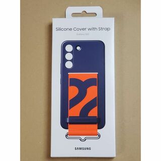 SAMSUNG - Galaxy S22 シリコンカバー ストラップ付き 純正品