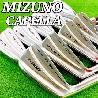 ミズノ(MIZUNO)の美品☆レフティ ミズノ CAPELLA マッスルバック アイアン 9本セット(クラブ)