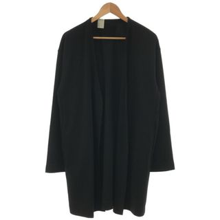 エヌハリウッド(N.HOOLYWOOD)のN.HOOLYWOOD エヌハリウッド UNDER SUMMIT WEAR LONG CARDIGAN ボタンレスロングニットカーディガン ブラック 40 17 RCH-012(カーディガン)