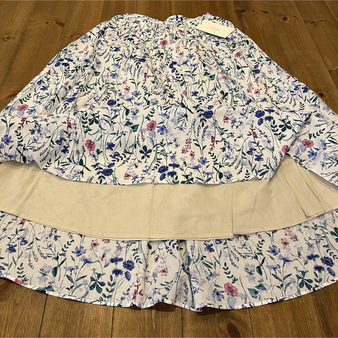 【新品】CLOCHE✳︎クロシェ✳︎セットアップ✳︎花柄✳︎スカート レディースのスカート(ロングスカート)の商品写真