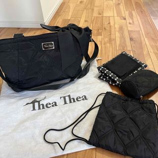 ティアティア(THEA THEA)のティア　ティア　マザーズバック　ブラック　Thea Thea(マザーズバッグ)