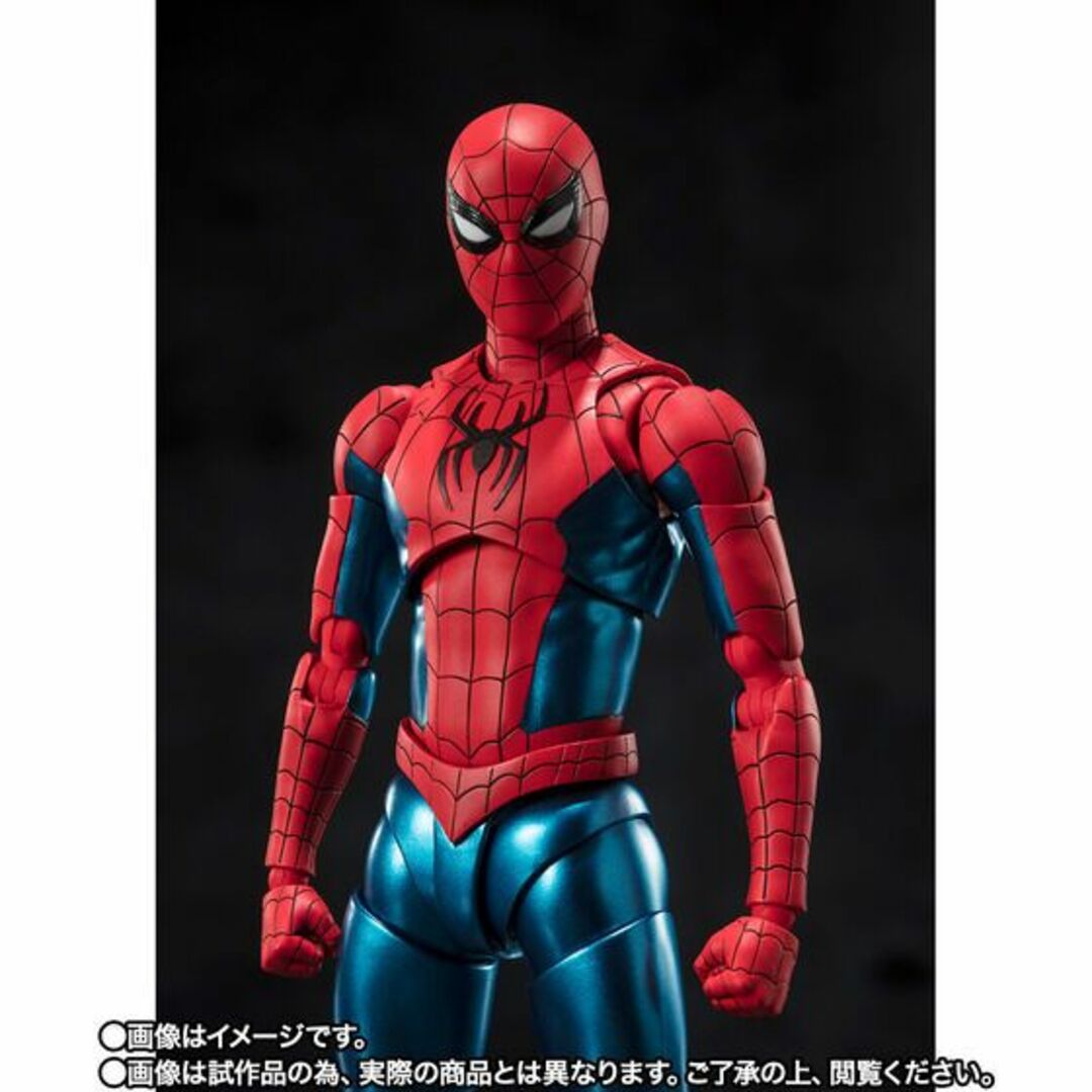 BANDAI(バンダイ)の2個セット S.H.Figuarts スパイダーマン ニューレッド&ブルースーツ エンタメ/ホビーのフィギュア(アメコミ)の商品写真